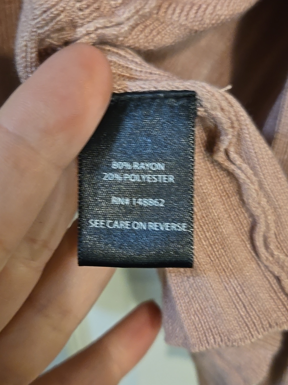torrid Dusty Mauve Open-Front Cardigan Sweater - Picture 3 of 4